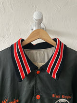 Vintage Black & Orange Stamford Football Black Knights Bomber Jacket XL - We Thieves
