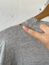 Vintage Harvard Crew Heather Grey Single-Stitch T -Shirt L - We Thieves