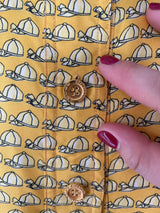 Vintage 1960s Hermès Silk Jockey Print Dress Size 42 - We Thieves