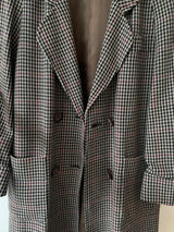 Vintage Brooks Brothers Houndstooth Wool Winter Coat M/L - We Thieves