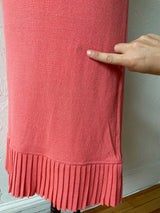 Vintage St John Flamingo Pink Halter Dress S - We Thieves