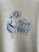 Vintage 1992 Greece PSC Graphic Tee Polo L