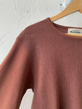 Vintage Issey Miyake Earth Brown Cotton Long Sleeve Knit Shirt S - We Thieves