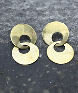 Laney Dangle Earrings in Brass - We Thieves