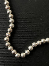 Vintage Sterling Silver Beaded Necklace - We Thieves