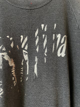 Vintage 80s Jerzees Grey Abstract Graphic Crewneck Sweatshirt S/M - We Thieves