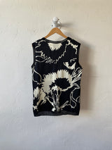 Rag & Bone x Liberty Sleeveless Black & White Printed Top M - We Thieves