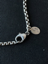 Vintage Joe Esposito Sterling Silver Puffed Heart Necklace