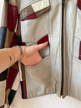 Vintage 1970s/80s Patchwork Leather Jacket M - We Thieves