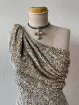 Vintage Y2K All Saints Sequin One-Shoulder Mini Dress XXS - We Thieves