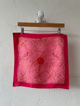 Vintage Hermes Fuschia Pink Effluves Silk Scarf - We Thieves