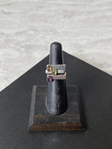 Vintage Sterling Silver Stacking Stone Ring Set Size 6 - We Thieves