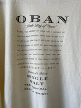Vintage Oban Whiskey Long-Sleeve Cream Thrashed T-Shirt L/XL