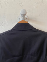 Vintage Calvin Klein Dark Navy Wool Zippered Blazer Jacket XS/S - We Thieves