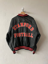 Vintage Black & Orange Stamford Football Black Knights Bomber Jacket XL - We Thieves