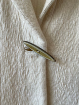 Vintage ARMANI Cream Wool Jacket/Blazer with Toggle Button S - We Thieves