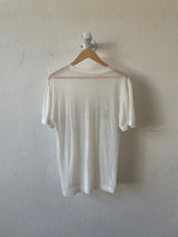 Vintage Thrashed & Sun Bleached White Palm Tree T-Shirt S - We Thieves