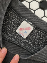 Vintage 80s Jerzees Grey Abstract Graphic Crewneck Sweatshirt S/M - We Thieves