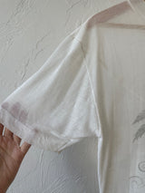 Vintage Thrashed & Sun Bleached White Palm Tree T-Shirt S - We Thieves