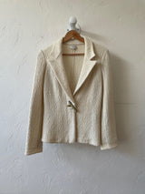 Vintage ARMANI Cream Wool Jacket/Blazer with Toggle Button S - We Thieves
