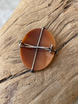 Antique Carved Messenger God Hermes Cameo Pin - We Thieves