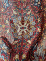 Vintage Ralph Lauren Maroon Tapestry Inspired Woven Scarf - We Thieves