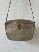 Vintage Salvatore Ferragamo Handbag Ecru Grosgrain Shoulder Bag - We Thieves