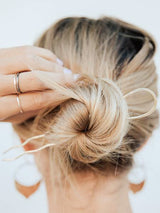 Hammered Brass Hair Pins - We Thieves