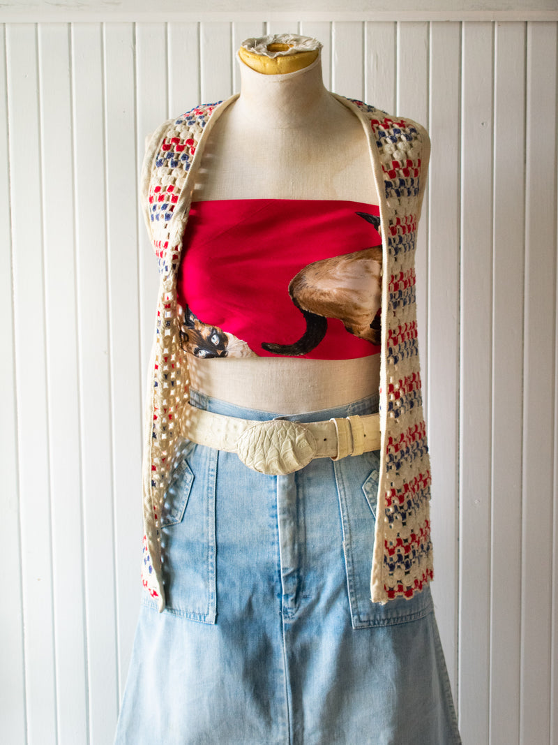 Vintage Chain Stitch Cardigan Small - We Thieves