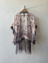 Vintage Anna Sui Sheer Bird Print Kimono M/L - We Thieves