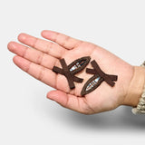 Hair Brown Bow Snap Clips Chunks