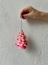 Christmas Tree Glass Ornament