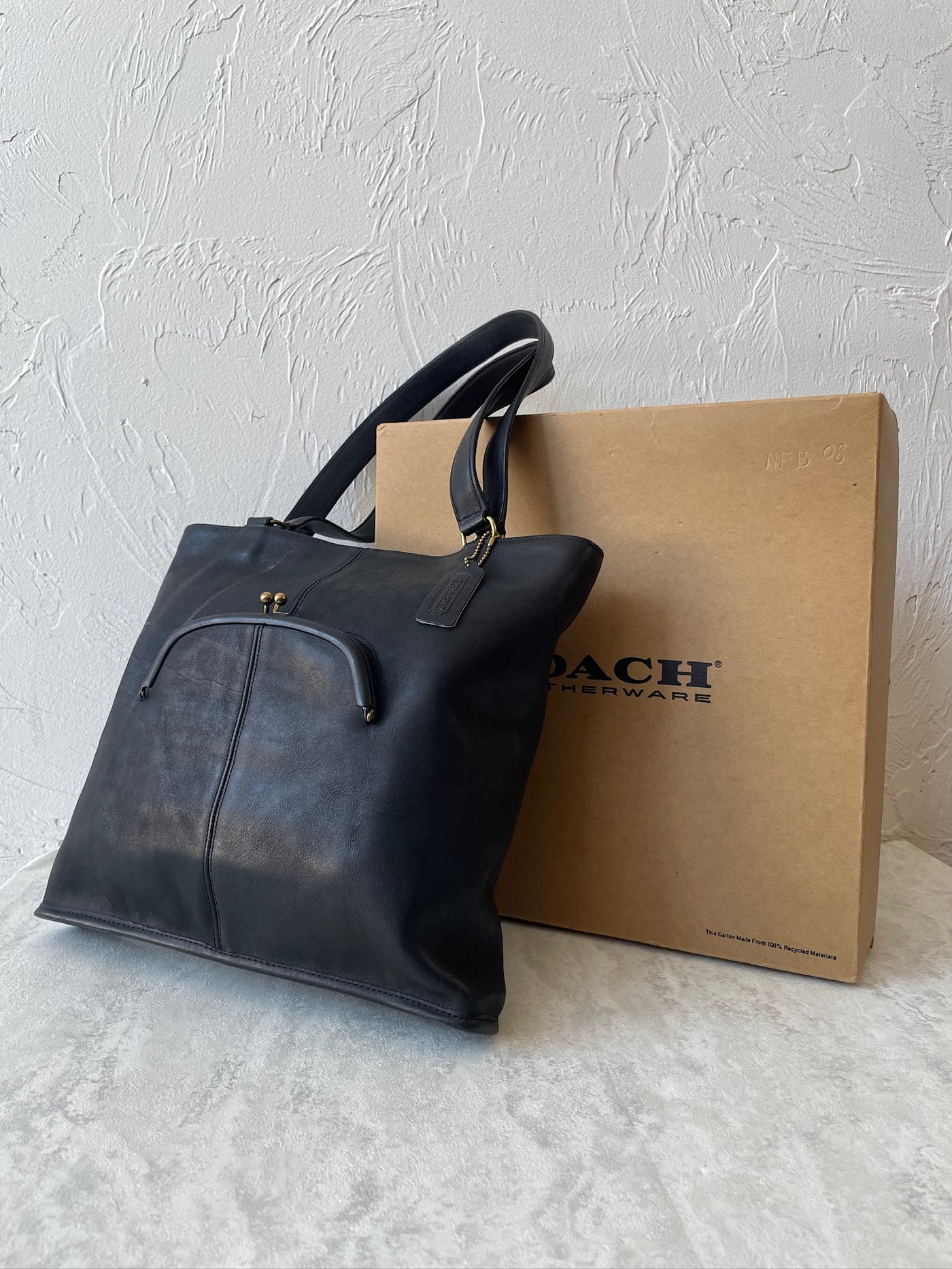 Vintage 1970s Bonnie Cashin for Coach Leather Bag NEW WITH BOX