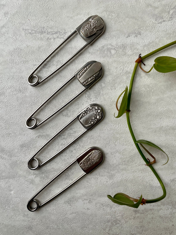 Upcycled Vintage Spoon Pin
