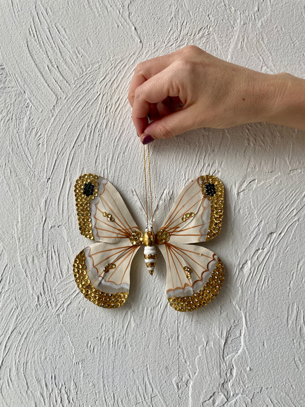 Large Jeweled Moth Ornament