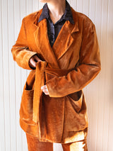 Vintage Fendi Burnt Orange velvet - Jacket - We Thieves