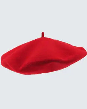 Wool Beret Hat Red - We Thieves