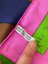 Vintage YSL Diagonal Striped Silk Scarf - We Thieves
