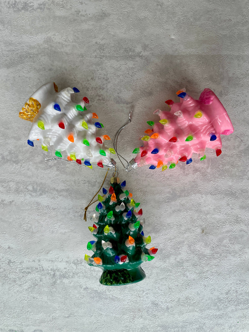 Christmas Tree Glass Ornament