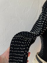 Vintage Christine Philipé Studded Long Sleeve Top S/M - We Thieves