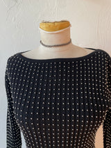Vintage Christine Philipé Studded Long Sleeve Top S/M - We Thieves