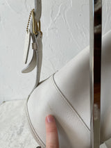 Vintage Coach Bixby Sling Backpack Bag M5D-9984 Cream White