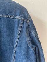 Vintage Levi's Red Tab Dark Denim Trucker Jacket L - We Thieves
