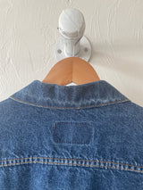 Vintage Levi's Red Tab Dark Denim Trucker Jacket L - We Thieves