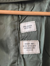 Vintage Military OG-107 Green Belted Trench Coat w/ Removable Lining S - We Thieves