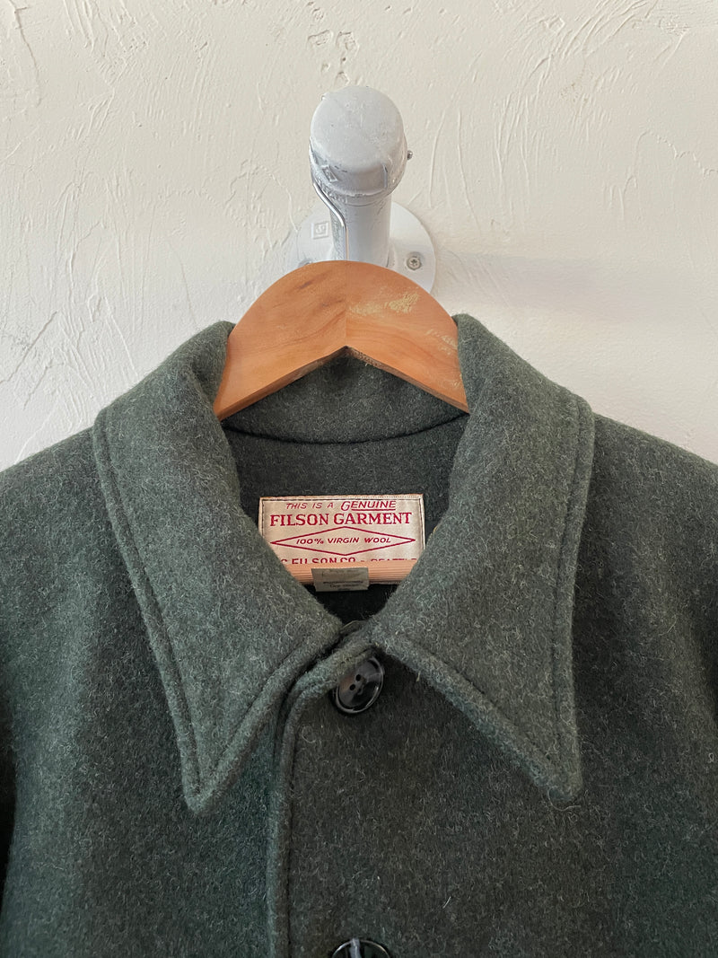 Vintage Filson Green Wool Double Mackinaw Jacket XL - We Thieves