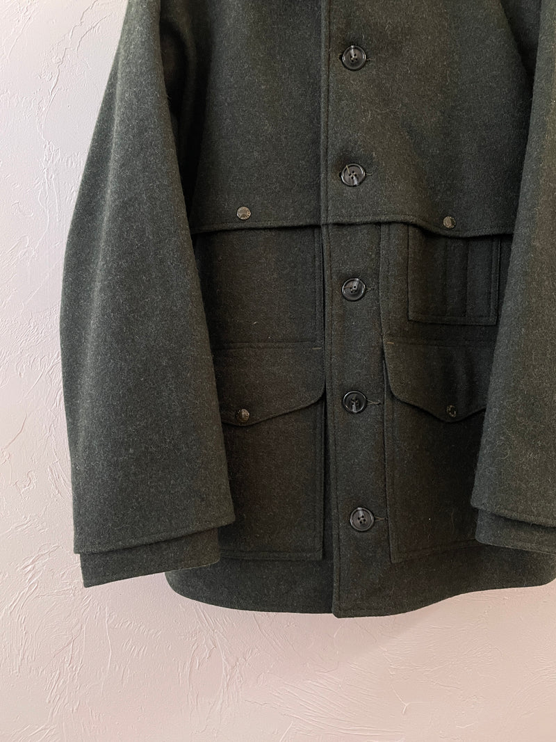 Vintage Filson Green Wool Double Mackinaw Jacket XL - We Thieves