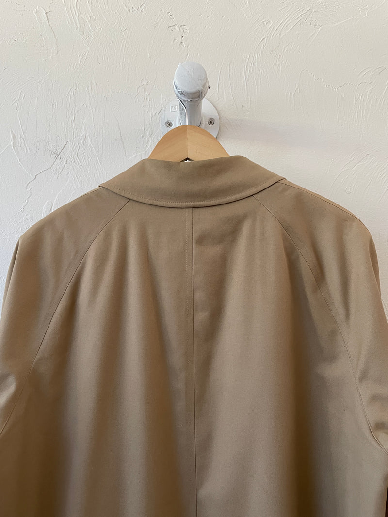 Vintage Burberrys' Car Coat with Detachable Wool Lining L - We Thieves
