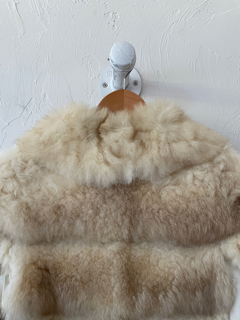 Vintage 1960s Daseler Furs and White Leather Coat - We Thieves