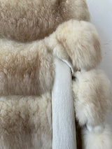 Vintage 1960s Daseler Furs and White Leather Coat - We Thieves
